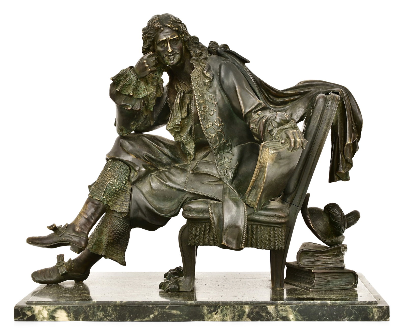 Emile Louis Picault (French, 1833-1915), Bronze Sculpture of a Nobleman (1 of 7)