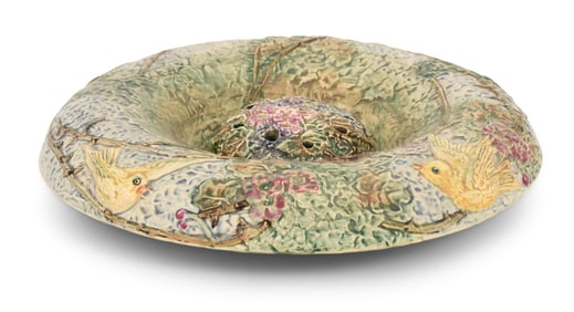 Weller Pottery "Glendale" Bowl & Frog