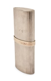 Angeletti Sterling Silver Cylinder Evening Purse, Roma