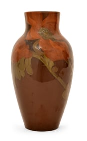 Rookwood Pottery "Poppy" Vase, Decorated by Rose Fechheimer (1874-1961)