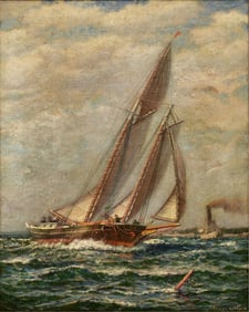 James Gale Tyler (American, 1855-1931), Sailing Ship