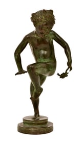 Bonnie MacLeary (American, 1890-1971), "Ouch" Bronze Sculpture