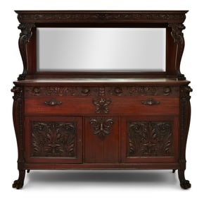 R.J. Horner & Co. Mahogany Sideboard with Griffins