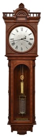A Fine & Rare Seth Thomas Wall Regulator Clock, Special Ordered by Ball Watch Co.