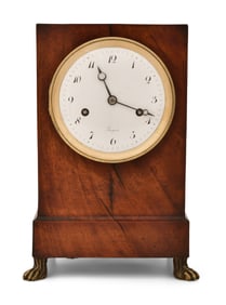 Abraham-Louis Breguet (1747-1823), Mahogany Desk Clock