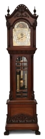 Walter H. Durfee Nine-Tube Grandfather Clock, Retailed by Theodore B. Starr