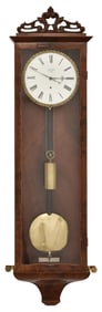 Adolf Uhlig Month Duration Biedermeier Vienna Regulator Clock, Wien