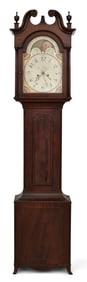 Martin Schreiner Tall Case Clock, Lancaster, Pennsylvania