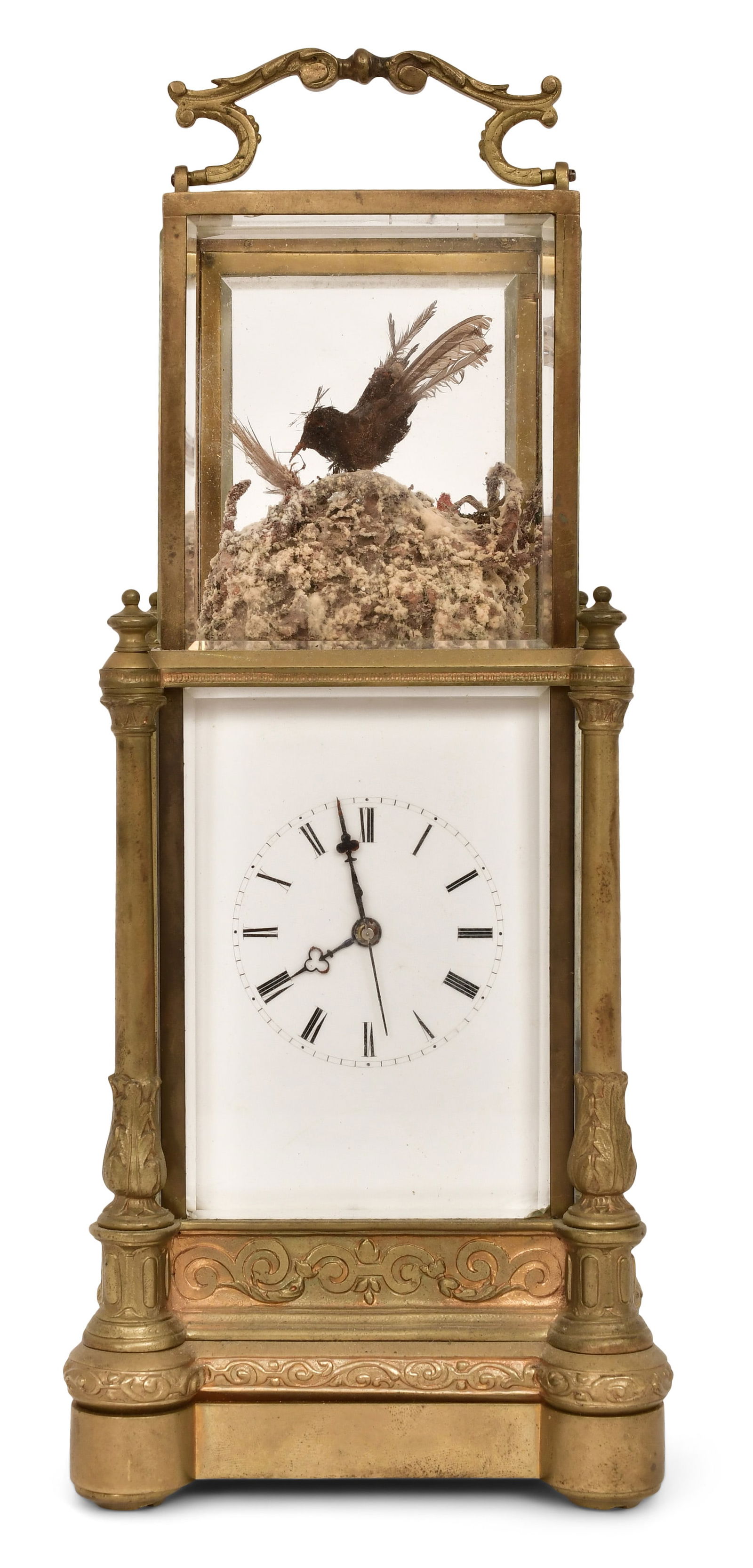 French Singing Bird Automaton Carriage Clock (1 of 9)