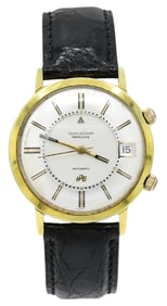 Jaeger-LeCoultre "Memovox" Stainless Steel Wristwatch, Circa 1950's