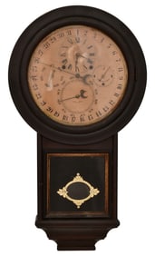 D.J. Gale's "Drop Calendar No. 2" Perpetual Calendar Wall Clock