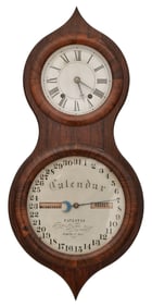 Seth Thomas "Peanut" Office Calendar No. 3 Wall Clock
