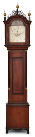 Attr. Timothy Chandler (1762-1848), New Hampshire Rocking Ship Tall Case Clock
