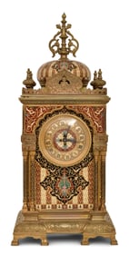 Etienne Maxant Cloisonne Mantel Clock, Paris
