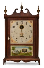 Seth Thomas "Off-Center" Pillar & Scroll Clock