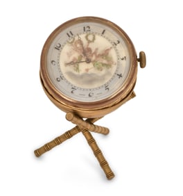 Didisheim-Goldschmidt Fils & Co. Musical Ball Clock with Stand