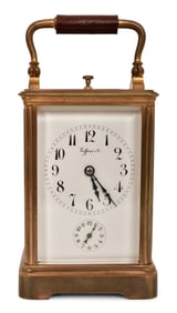 Tiffany & Co. Grande Sonnerie Quarter-Hour Repeating & Alarm Carriage Clock with Case