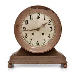Chelsea Clock Co. "Neptune" Mantel Clock, Retailed by Spaulding & Co.