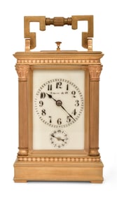 Tiffany & Co. Miniature French Petite Sonnerie Repeating Carriage Clock