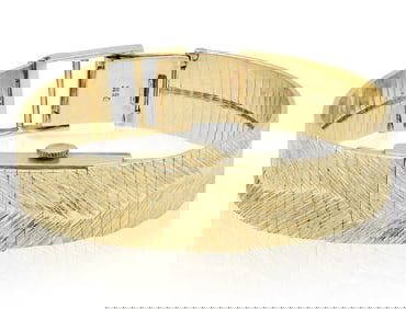 Cachet 14K Yellow Gold Bracelet Watch
