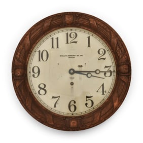 Chelsea Clock Co. Wall Clock, Retailed by Bigelow, Kennard & Co.