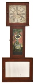 Attr. Henry Terry (1801-1877), Box Banjo Clock, Connecticut