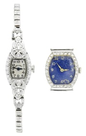 Two Platinum & Diamond Watches