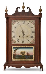 Butler, Henderson & Co. Pillar and Scroll Clock, Nova Scotia