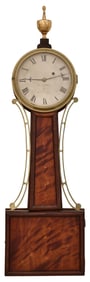 Leonard W. Noyes (1779-1867), Banjo Clock, Nashua, New Hampshire