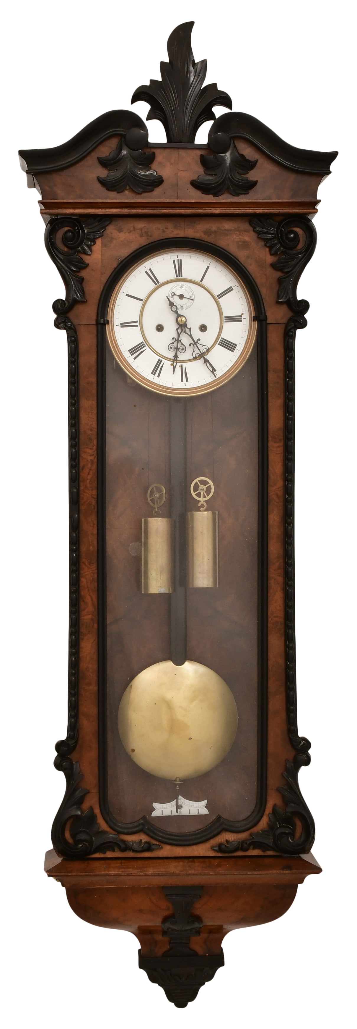 Gustav Becker Biedermeier-Style Vienna Regulator Clock (1 of 8)