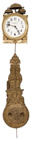Hausmann & Co. Quarter Striking Morbier Clock with Automation Pendulum