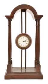 French Rosewood Mystery Gravity Clock