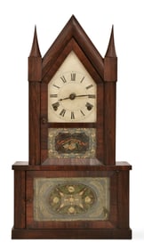 Elisha Manross (1792-1856), Double Fusee Steeple Clock