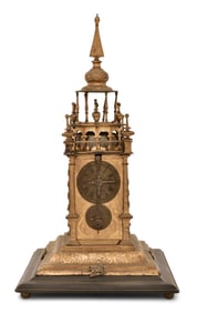 Austrian Double Fusee Zappler Cathedral Clock