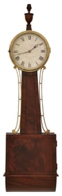 Isaac Randall & Co. Banjo Clock, St. Albans, Vermont