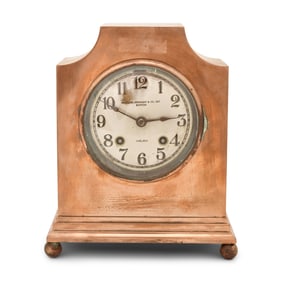 Chelsea Clock Co. Brass Mantel Clock, Retailed by Bigelow, Kennard & Co.