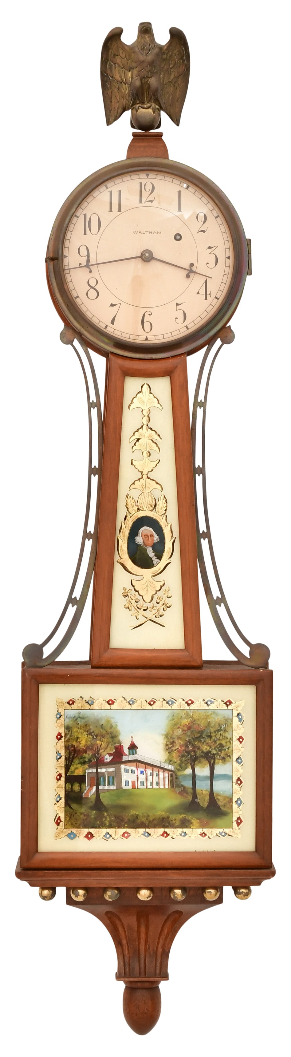 Waltham Presentation Banjo Clock (1 of 9)