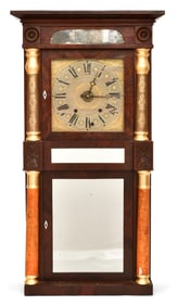 Jeromes & Darrow 8-Day Woodworks Triple Decker Shelf Clock