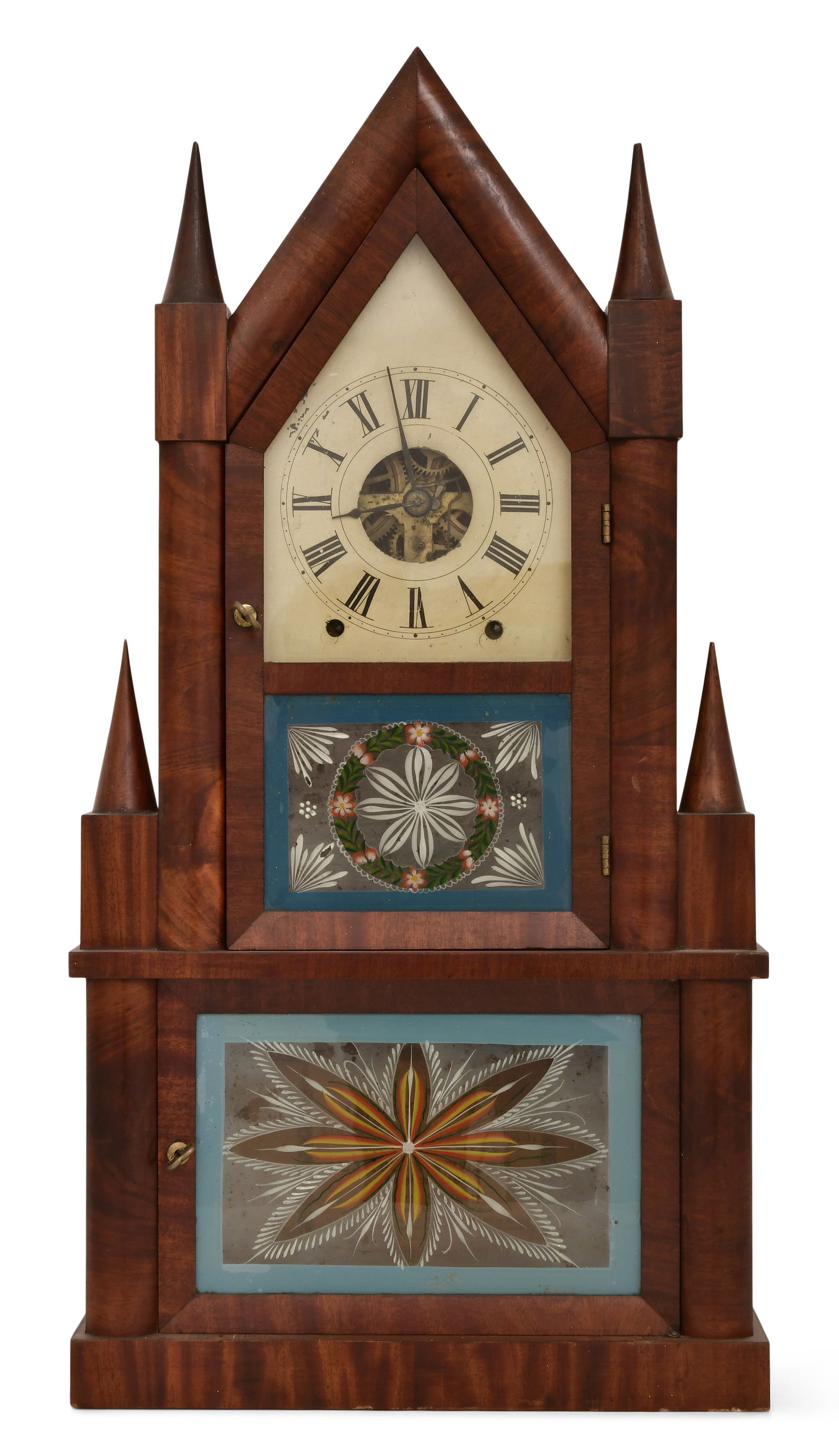 Birge & Fuller Detached Fusee Double Steeple Clock (1 of 8)