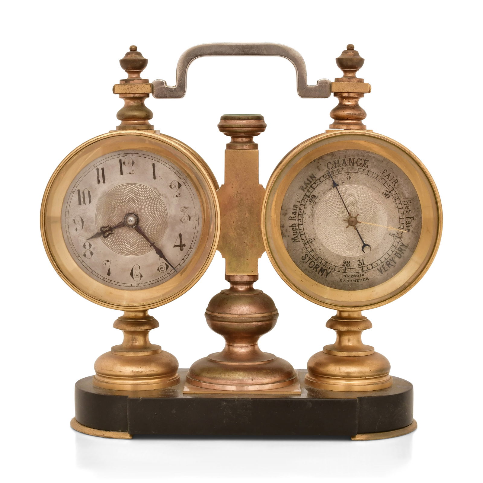 French Compendium Clock & Barometer (1 of 8)