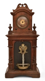 German Novelty Fountain Clock