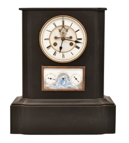 French Moon Phase & Perpetual Calendar Mantel Clock