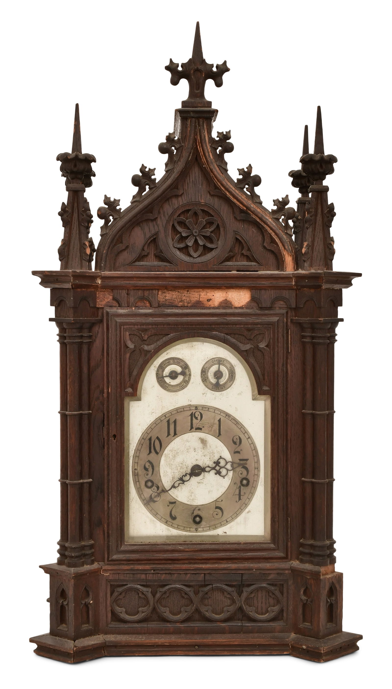 Frank Herschede Gothic Revival Bracket Clock (1 of 10)