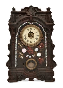 Terhune & Edwards Iron Front Mantel Clock