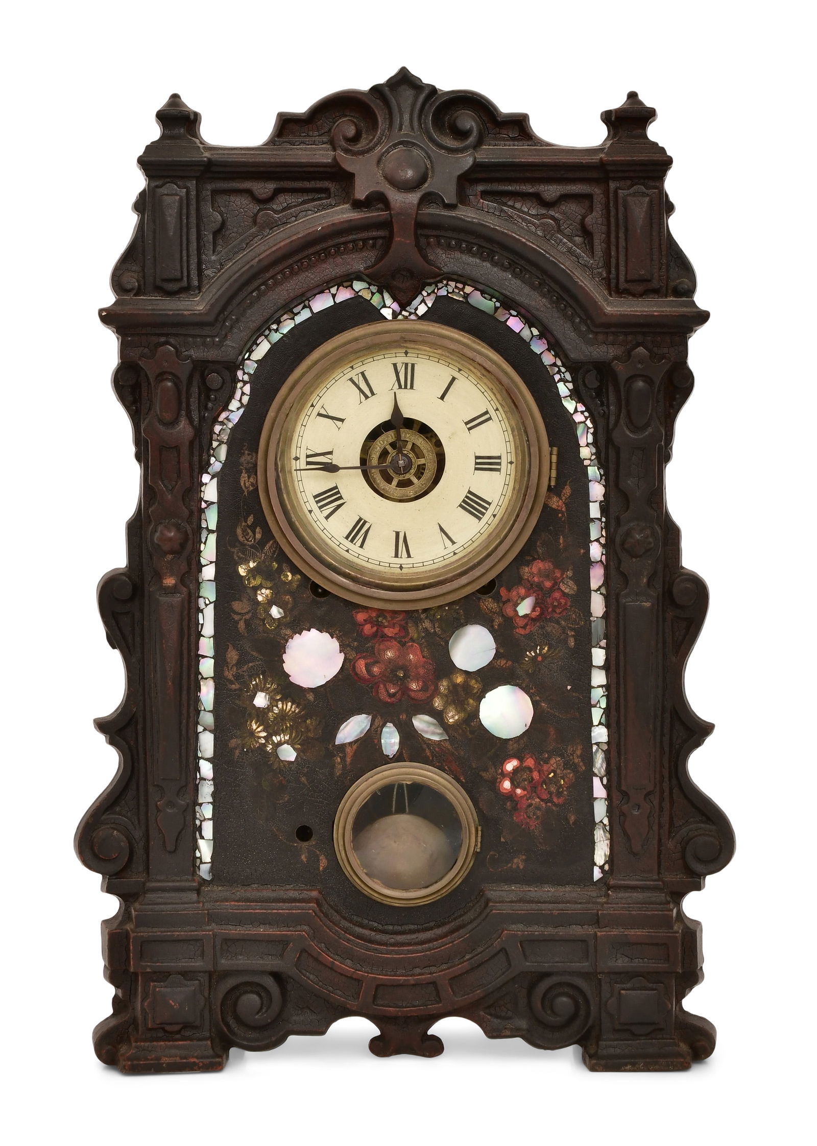 Terhune & Edwards Iron Front Mantel Clock (1 of 5)
