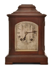 French Mahogany Miniature Bracket Clock