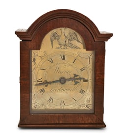 Mahogany Desk Clock, Warner, Dartmouth