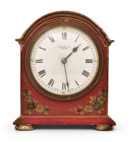 Chinoiserie Desk Clock, Prouds Ltd., Sydney