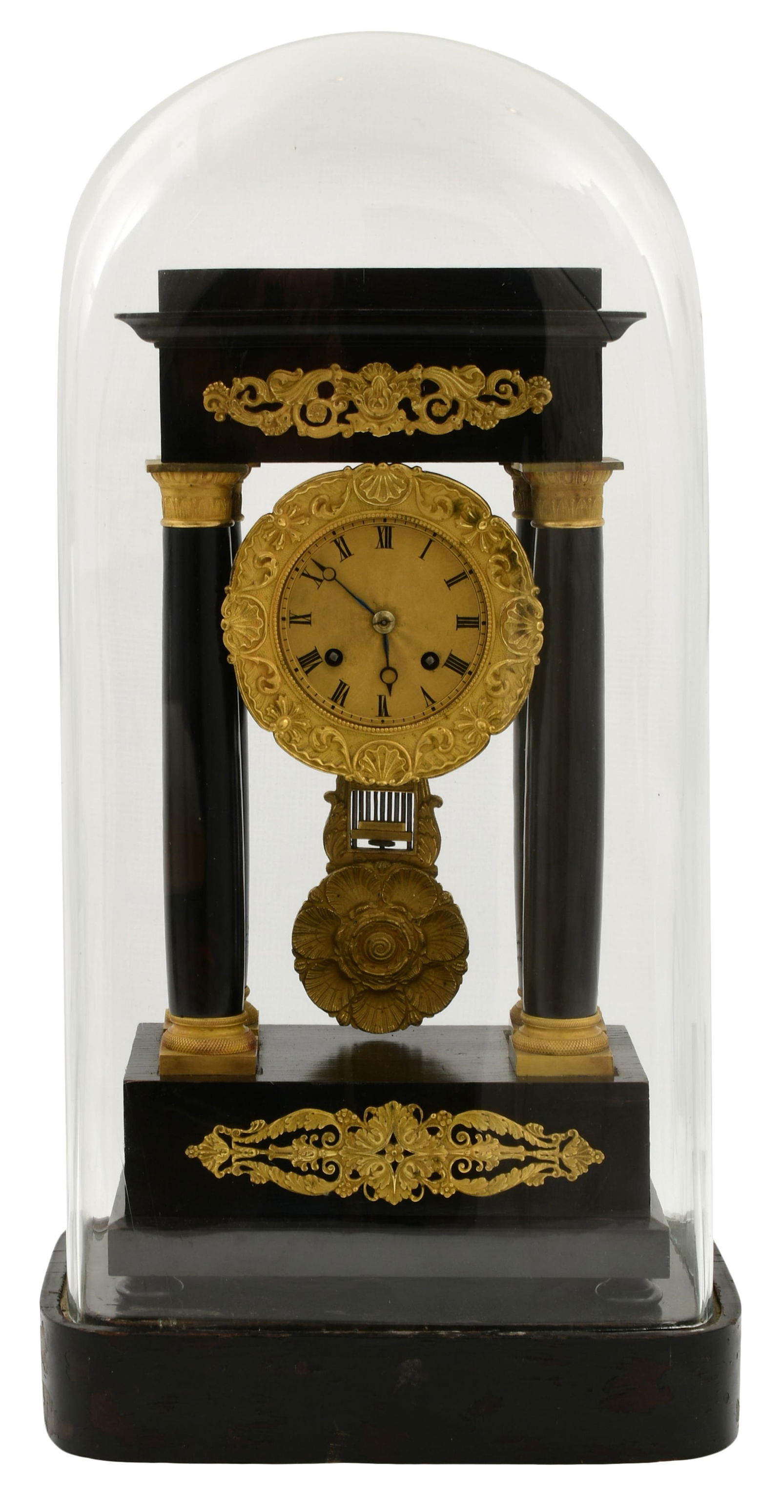 French Empire Portico Clock with Dome (1 of 9)