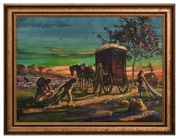 Robert Noel Blair (American, 1912-2002), Working on the Farm